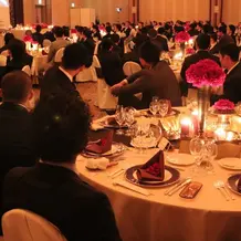 キャンドルが雰囲気を盛り立ててくれます