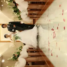 ガラスの床がきれい