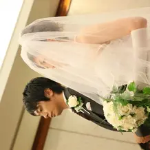 ブーケの色合いが素敵だった