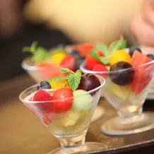 女性客が多かったのでデザートが豊富でよい