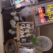 手作りのウェルカムボード