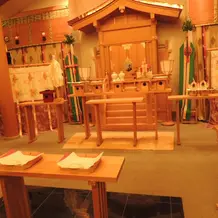神前式場です