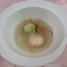 海老餃子スープ