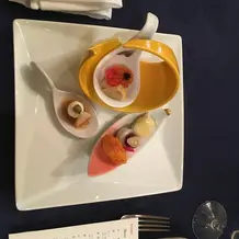 試食した時の前菜