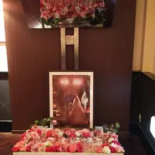 小さな結婚式の入り口です