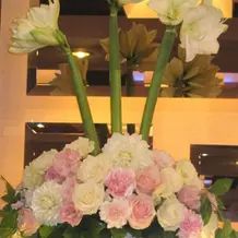 高砂の横の装花up（別料金です）