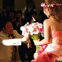 新婦へのサプライズ演出