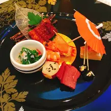 和食の前菜。繊細な味でした。