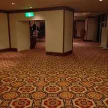 披露宴会場前ロビー