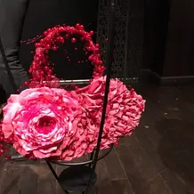 手作りはブーケ2つとリングピロー