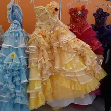 TUTUのドレス。美女と野獣のベルみたい