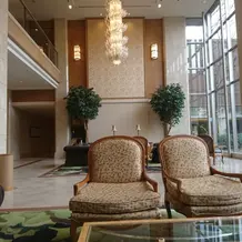 ロビーにある、美しい休憩所です。