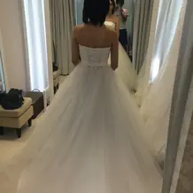 ウエディングドレス試着時