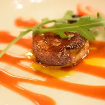 フォアグラの塩キャラメルソース