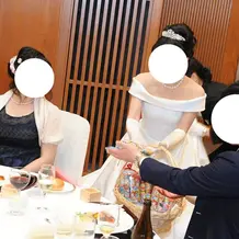 お菓子サーブの持ち込み料は無料でした