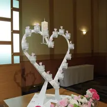 メインキャンドル。ハート形。