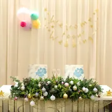 新郎・新婦席