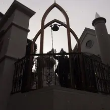 鐘を鳴らして螺旋階段へ。