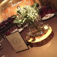 テーブルのお花