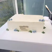 ケーキもシンプル