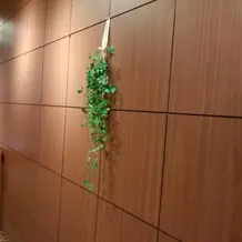 披露宴会場横ギャラリースペース