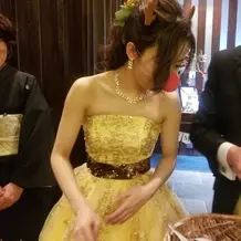 一目ぼれだったカラードレス