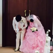 新婦、新婦の衣装です。