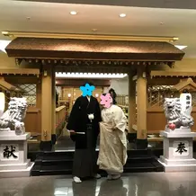 挙式会場です。