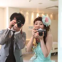 カメラ好きの2人です