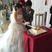 ケーキカットのとき