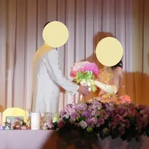 新婦へのサプライズ