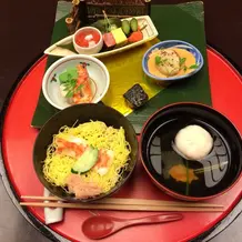 和食の試食