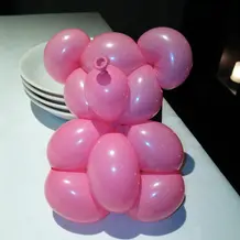 ピンクのクマさん