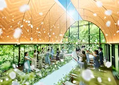 緑溢れる全天候型の新チャペル