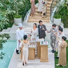 広大なガーデンを併設