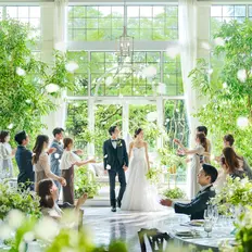 全天候型ガーデン付き会場