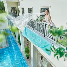 水と風感じるガーデン付邸宅
