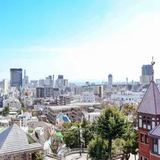 神戸港を見渡す景観がおもてなし