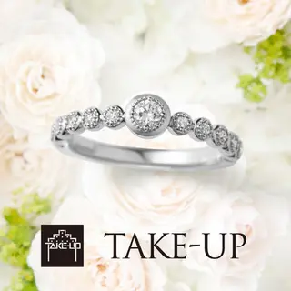 ディズニープリンセスブライダルリング アリエル Take Up 結婚指輪 婚約指輪 みんなのウェディング
