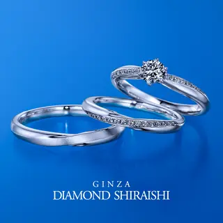 ダイヤモンドシライシ Amulet 3 結婚指輪 Amulet（アミュレット）3 PG [結婚指輪] 銀座ダイヤモンドシライシ