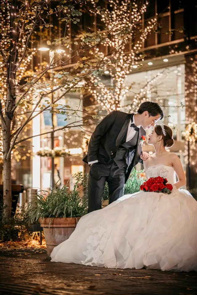 大人かわいいクリスマスフォトウェディング - みんなのウェディング