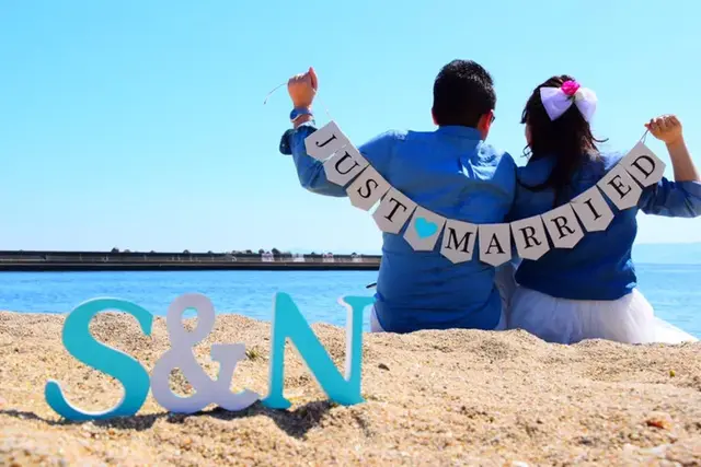 ガーランドとイニシャルオブジェのコ - 結婚式準備レポ【みんなの