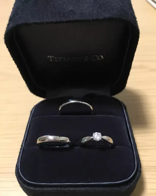 ティファニー　結婚指輪 ティファニー ハーモニー™ ウェディング バンド プラチナ、3MM