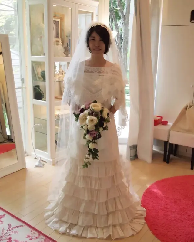 エンパイアラインのウェディングドレ 結婚式準備レポ みんなのウェディング