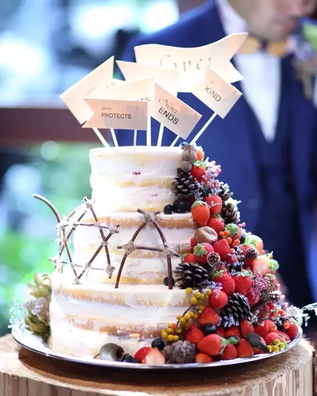 大好きな大満足のケーキです** 秋 - 結婚式準備レポ【みんなの
