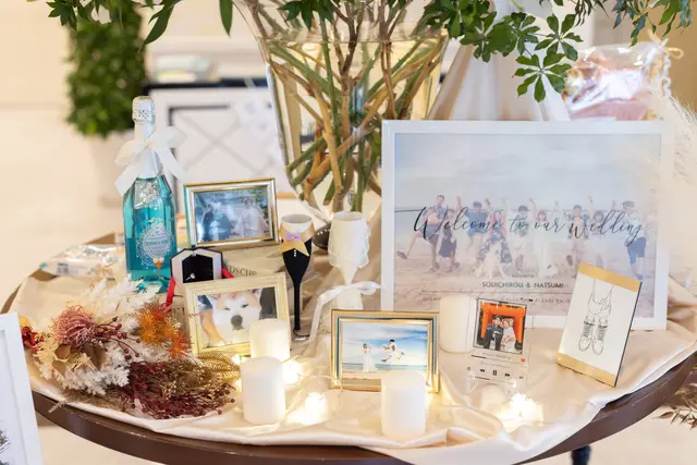 結婚式ウェルカムスペース実例20選！シック・シンプル等、飾り方のコツ