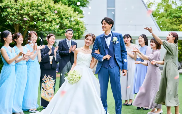 プライベートガーデンでは大切なゲストとともに過ごす
アフターセレモニーが大人気です。