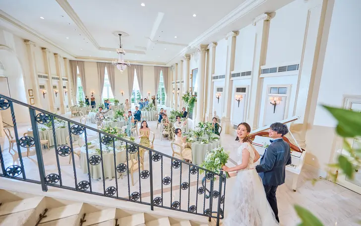 居心地のよさにこだわったパーティ会場では、ゲストも自然と笑顔に