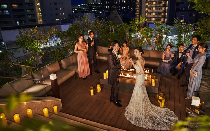 さいたま新都心の夜景を眺めながら楽しいひと時をお過ごしください