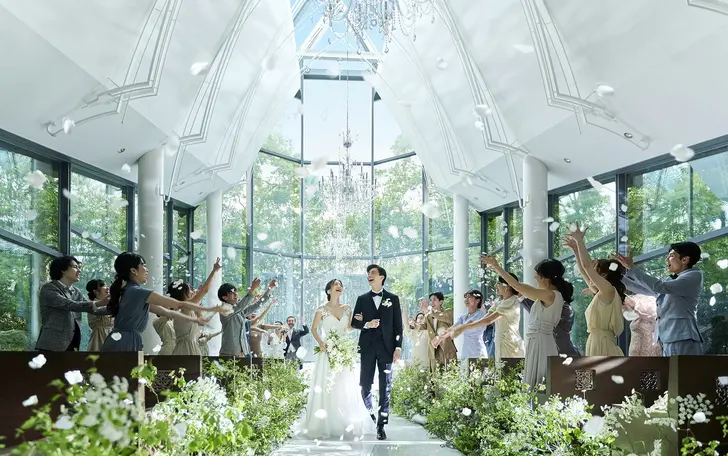 エリア都心と思えぬ豊かな自然の中での誓いが心を満たし、幸せが溢れる。～大宮璃宮～